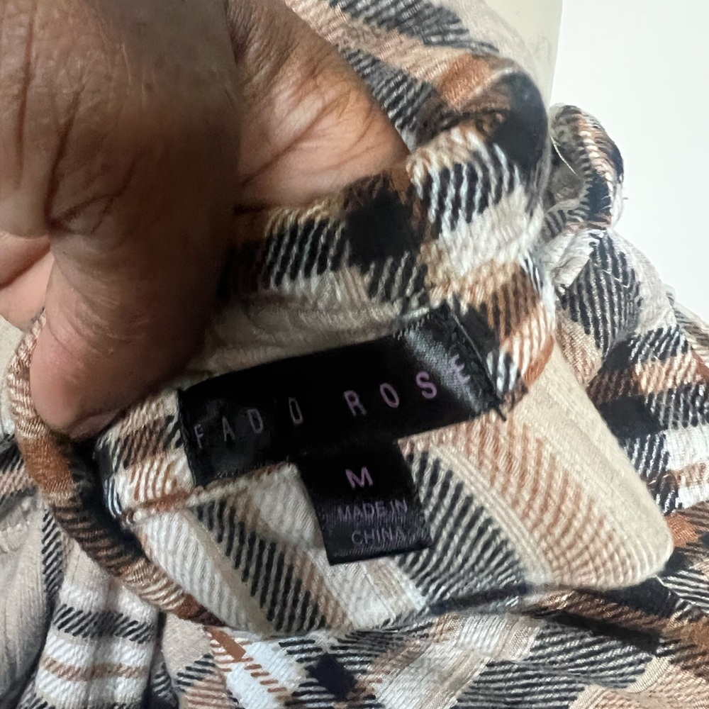 Plaid Button-Up Shirt - Picture 4 of 4